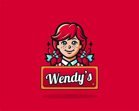 Wendy's Logo Redesign by Vato Kvantrishvili on Dribbble