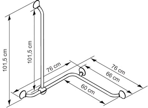 Asidera 'Ergogrip' a 2 paredes. - Ayudas Dinámicas