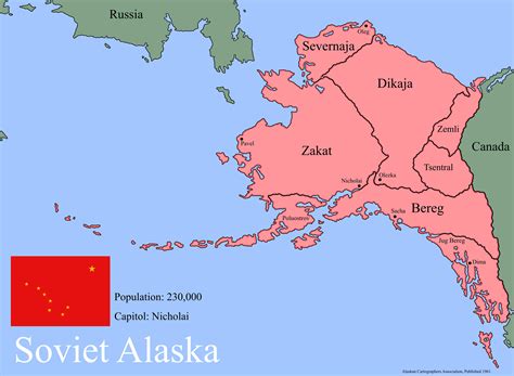Alaska Russia Map