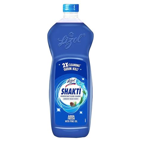 Lizol Shakti 900ml - Aqua Fresh Floor Cleaner| 2X Better Cleaning vs ...