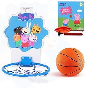 Buy Wembley Peppa Pig Basket Ball for Kids Boys Girls Basketball Set ...