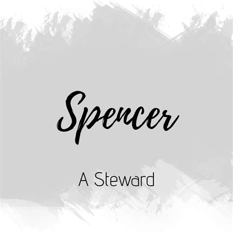 Spencer - A Unique Name with Meaning
