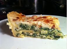 Delia Smith's Spinach and Ricotta Lasagne with Pine Nuts  