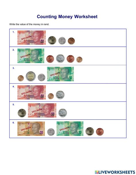Worksheets for Learning Money 的图像结果