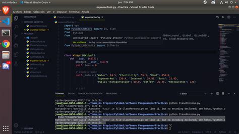 Image result for PySide in Visual Studio Code