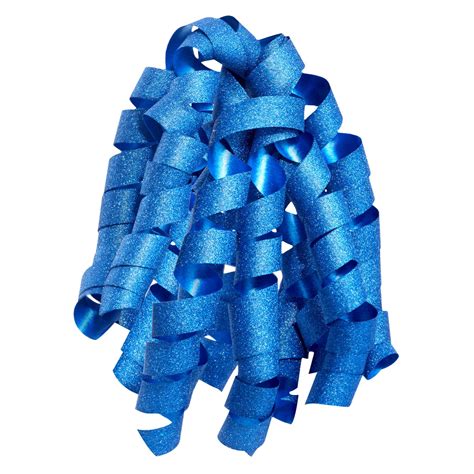 6.5" Sparkling Blue Curly Ribbon Gift Bow - Bows & Ribbons | Hallmark