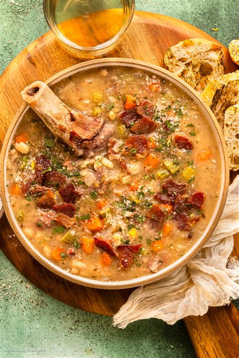 Navy Bean and Ham Soup: Budget-Friendly Cozy Bliss! - No Spoon Necessary