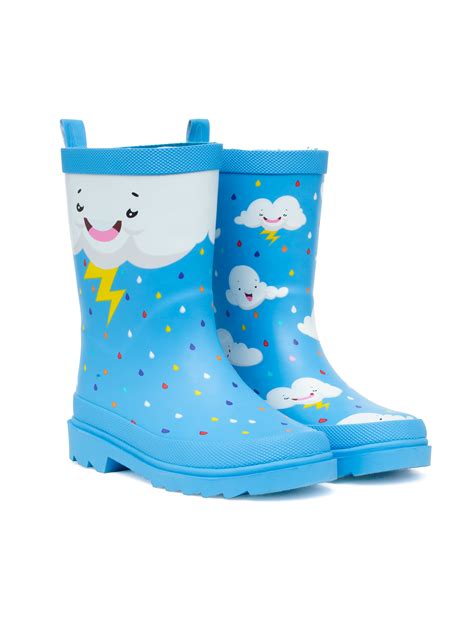 Kids' Rain Boots Rainy Clouds | Dedoles