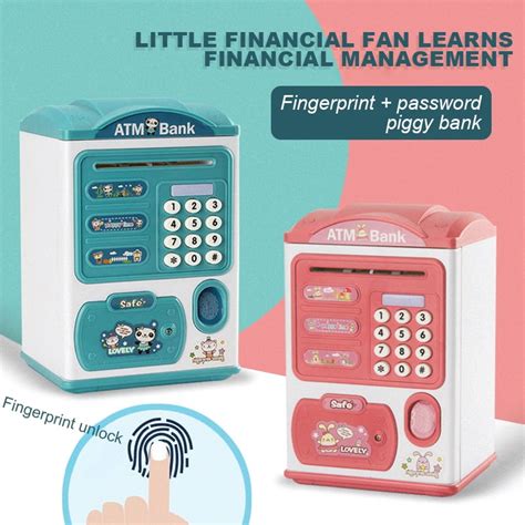 Buy CNKOO Electronic Piggy Bank for Kids Cash Coin Cartoon ATM Money ...