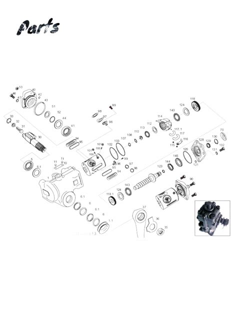 PSG SEALING KIT 8033633001 SUITABLE FOR ALL 8033 SERIES STEERING GEAR ...