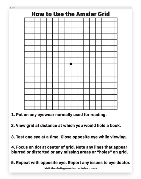 Amsler Grid Vision Tests & Visual Acuity Tests - New England Low ...
