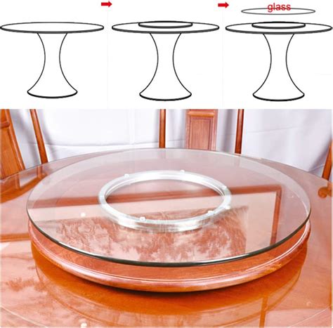 Buy Heavy Duty Aluminium Rotating Lazy Susan Turntable Kitchen Base ...