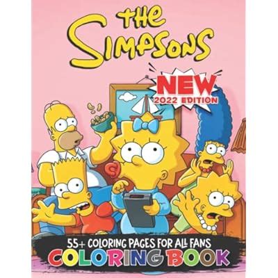 The Símpsons Coloring Book: With 55 Unique and India | Ubuy