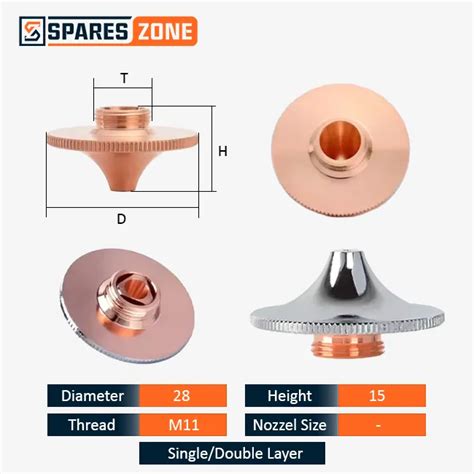 Ospri D28 High Speed Laser Cutting Nozzle Supplier