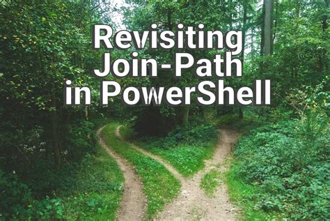 Join-Path PowerShell 的图像结果