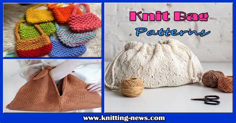 Knitting Bag Patterns 的图像结果