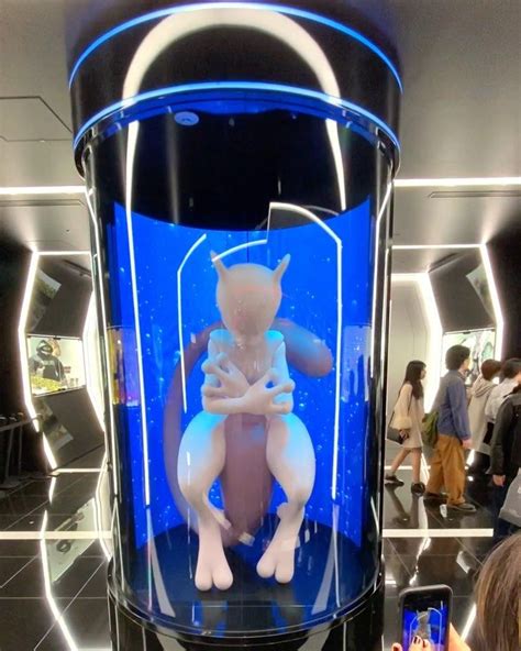 Tokyo Fashion: Giant Mewtwo inside an incubation chamber at the new ...