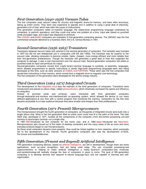 Image result for 1Th Generation Computer