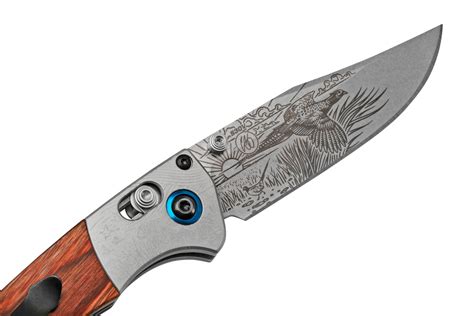 Benchmade Mini Crooked River Pheasant Limited Edition Artist Series ...