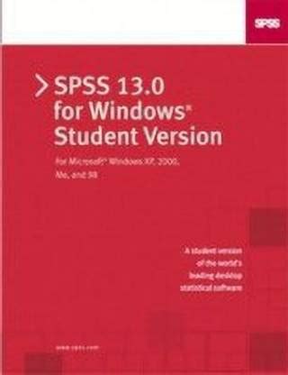 SPSS 13.0 for Windows Student Version: Buy SPSS 13.0 for Windows ...