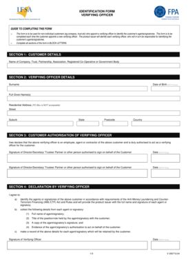 Fillable Online test fsc org Verifying Officer ID Form - The Financial ...
