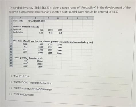 Image result for Probability Array