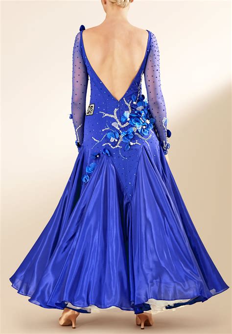 Crystal Petal Ballroom Competition Dress PC-WB19048 | International ...