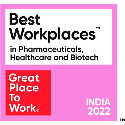 India’s Top Workplaces in Pharma, Healthcare, & Biotech