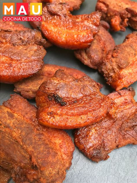 Mau Cocina de Todo: Chicharrón de Cerdo (Prensado)