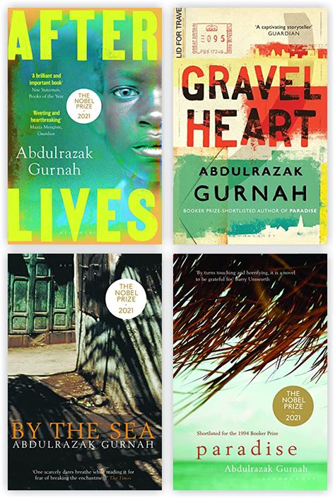4 Bestselling Books combo by Abdulrazak Gurnah [Afterlives; By the Sea; Gravel Heart and ...