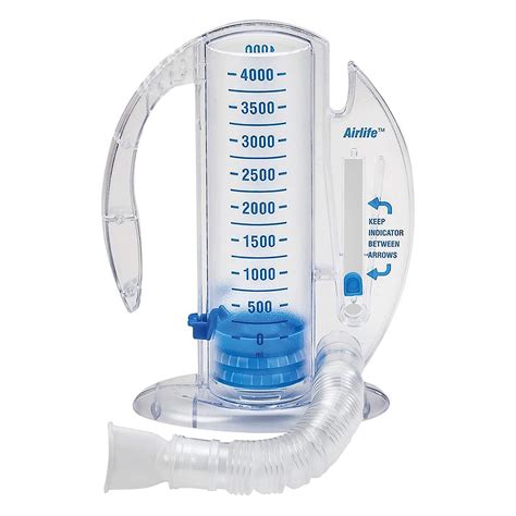 Vyaire AirLife Volumetric Incentive Spirometer with One-Way Valve