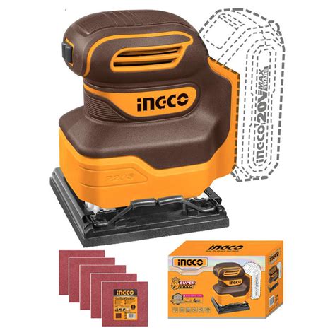 Buy Ingco Lithium-Ion Cordless Sheet Sander 20 V CSHSLI2014 Online at ...