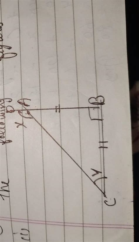 find the value of X and y in the following figures - Brainly.in