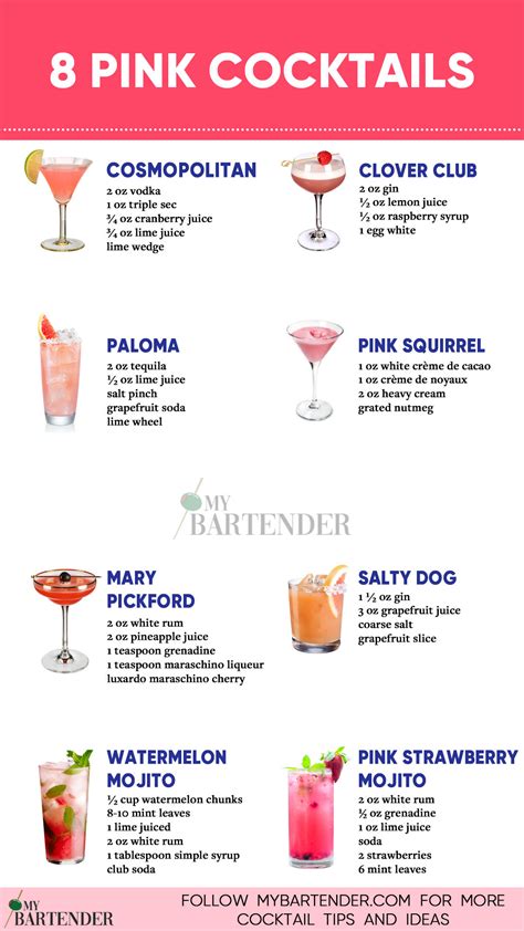 15 Best Pink Cocktails to Drink | Yemek Tarifi, 2024 | Kokteyller