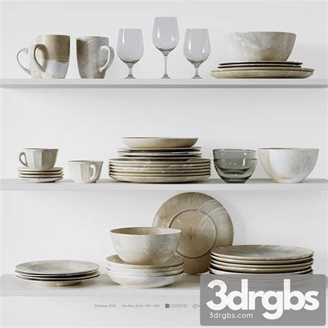 Crockery 004 3Dsky Model Free Download – 3DSky Model Free