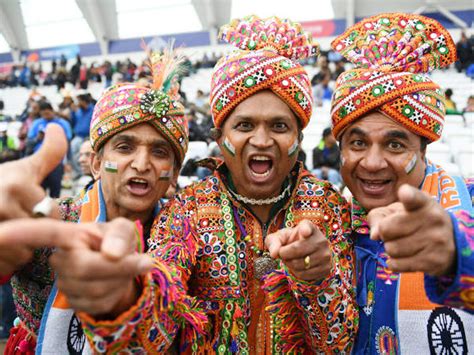World Cup: Indian fans buoyant despite rain in Nottingham | Cricket ...