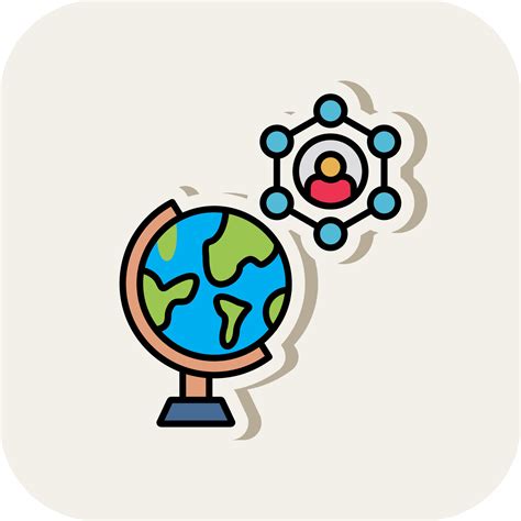 Social Science Line Filled White Shadow Icon 42748307 Vector Art at ...