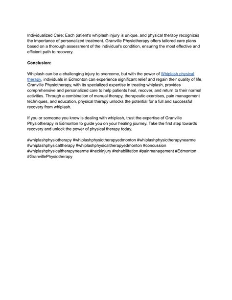 PPT - Healing from Whiplash_ Unlocking the Power of Physical Therapy in Edmonton PowerPoint ...