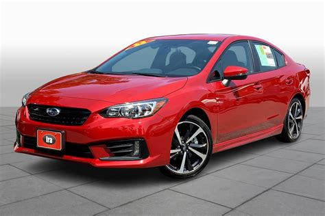 2022 Subaru Impreza Sedan Red