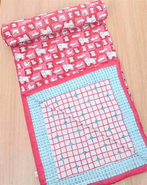 Cherries Cotton Quilts | Jaipuri Razai, Comforters & Blankets | Phutari