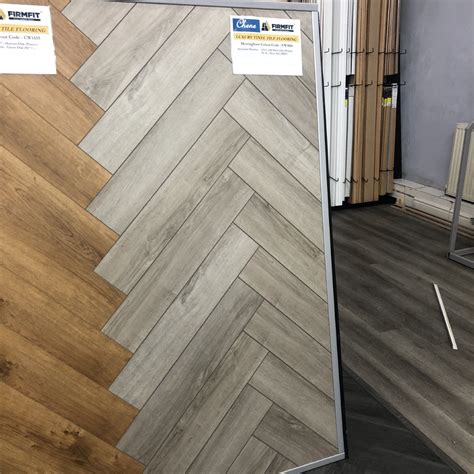 Chene Firmfit LVT Herringbone CW - 1860 – Mersey Flooring