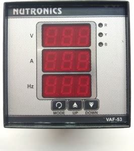 NUTRONICS VAF-53 VOLT METER TYAP AC 3 RANGE 1000 AMP ,500VAC Voltmeter ...