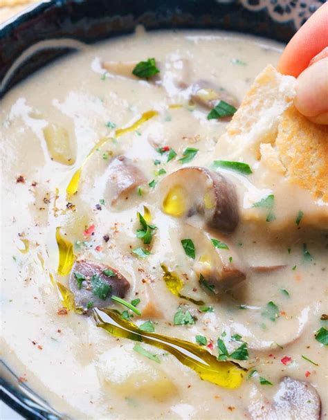 Potato Mushroom Soup - The clever meal