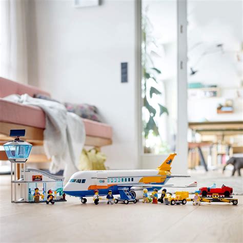 Buy LEGO City Passenger Airplane 60262, with Radar Tower, Airport Truck ...