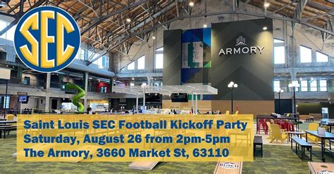 St. Louis SEC Kickoff!, Armory STL, St. Louis, 26 August 2023 ...