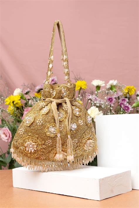 Nitara Potli | Buy Hand Embroidered Luxury Bags – Eena Official