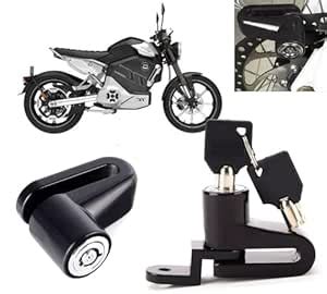 AUTO PEARL Heavy Duty Disc Brake Lock Anti Theft Stainless Steel 7mm ...