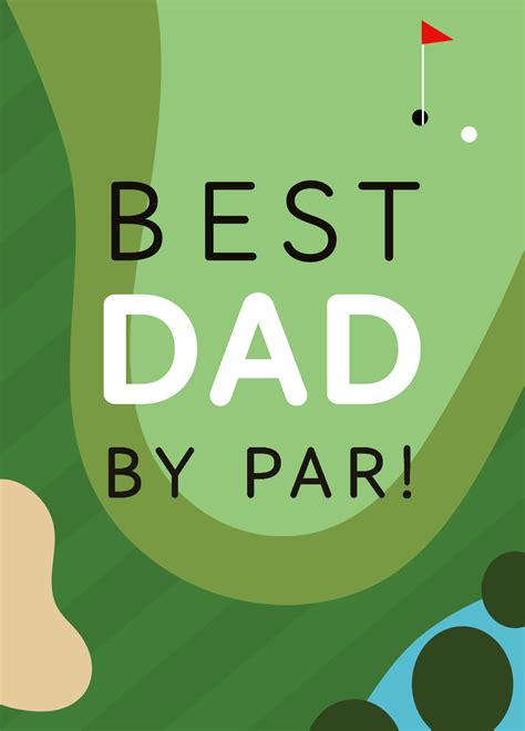Personalised & Editable Golf Father's Day Card | Hallmark UK | Happy ...