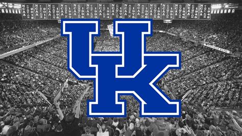 Download Kentucky Wildcats Logo In A Stadium Wallpaper | Wallpapers.com