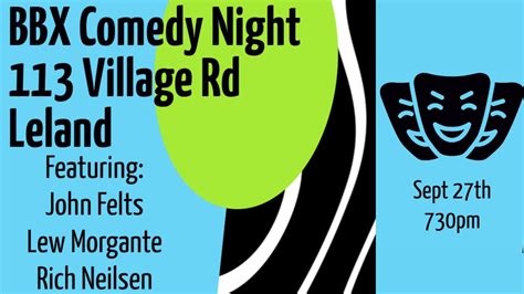 FREE Comedy at Brunswick Beer Xchange!, 113 Village Rd, Leland, NC ...